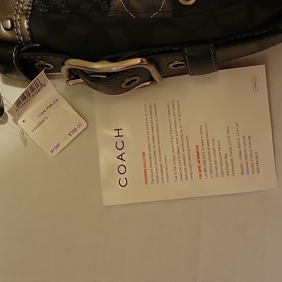 NWT: COACH Tonal Patchwork Zoe - Picture 14 of 16